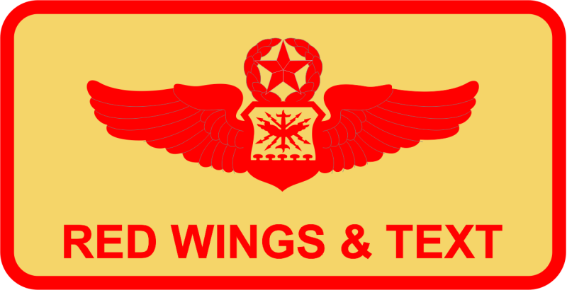 AFJROTC NJ-20172 Mount Olive High School Name Tag 