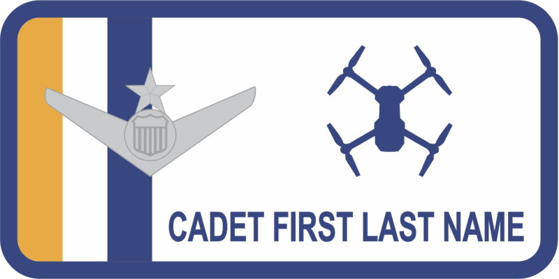 Caesar Rodney High School AFJROTC DE-941 Cadet Name Tag