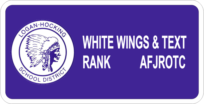 Logan High School Name Tag