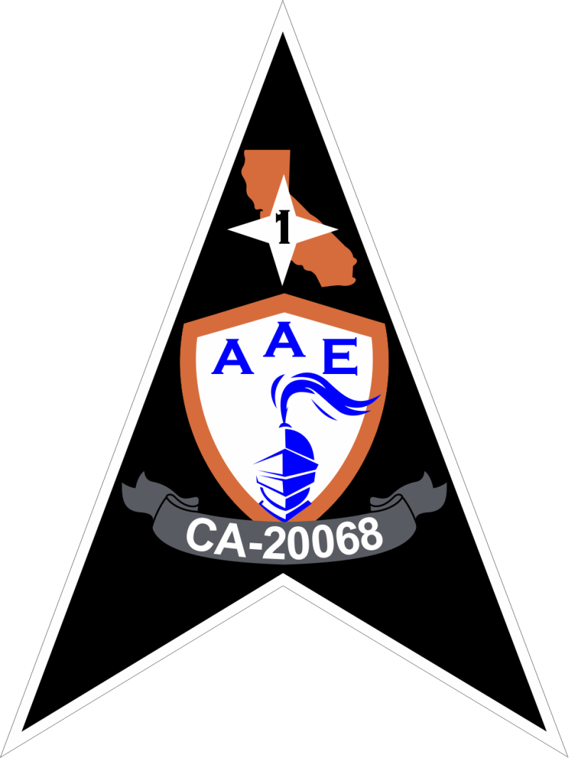 AFJROTC Unit CA-20068 Delta Patch