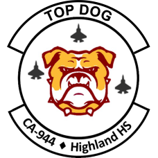 Image for AFJROTC CA-944 Top Dog Full-Color Patch
