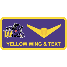 Image for Wenatchee High School AFJROTC WA-20221 Panther Logo Name Tag