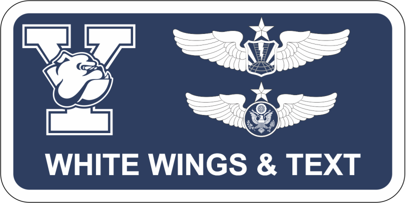 AFROTC Det 009 BullDog Name Tag