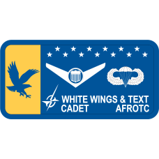 Image for AFROTC Det 028 Name Tag with NATO Star Logo