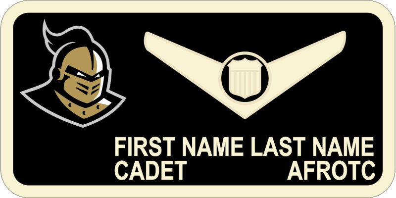 AFROTC Det 159 Knight Head Name Tag
