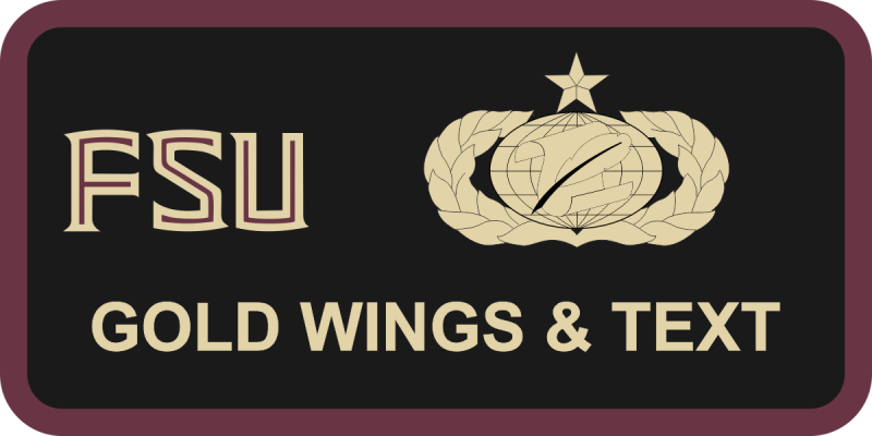 AFROTC Det 145 FSU Name Tag