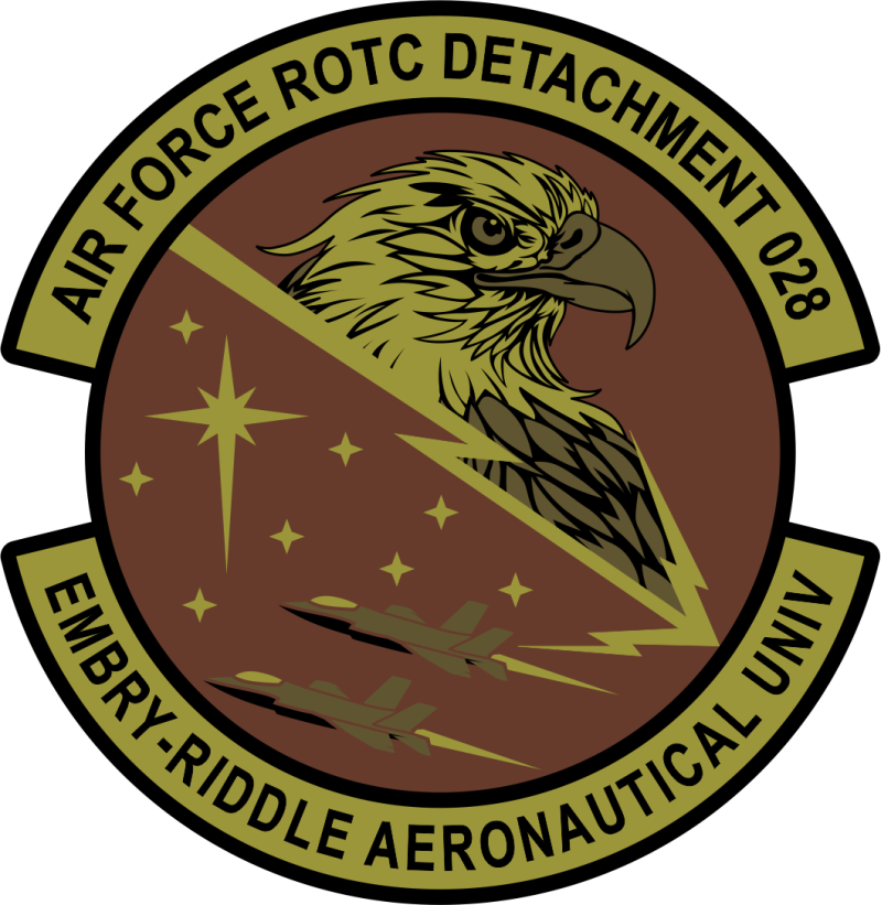 AFROTC Det 028 OCP Patch - Bagby Green Stars