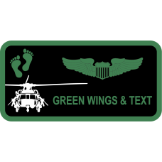 Image for 101 RQS HH-60, Green Feet Name Tag