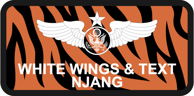 141 ARS Tiger Stripe Name Tag