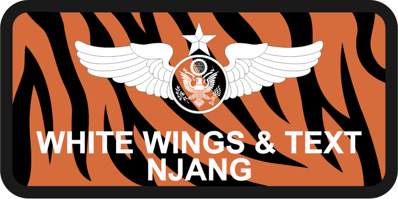 141 ARS Tiger Stripe Name Tag