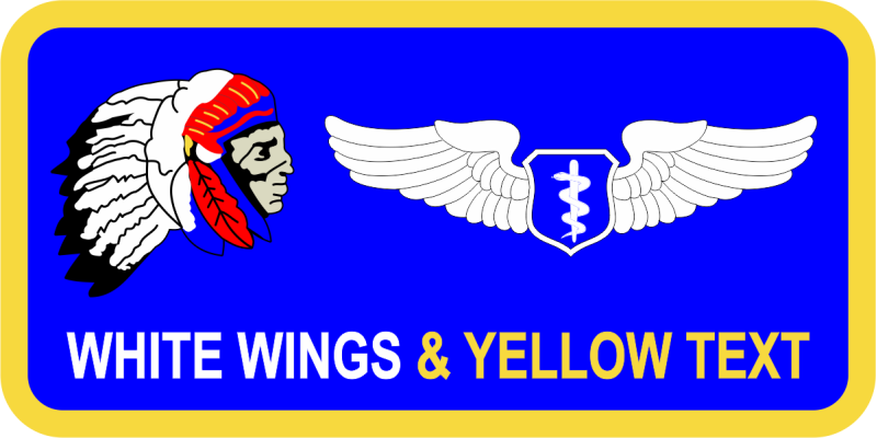 151 MDG Chief Head Name Tag 