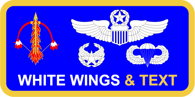 182 OSS Blue Name Tag