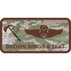 Image for 183 AMOS - 183 WG Axe with Wing OCP Name Tag
