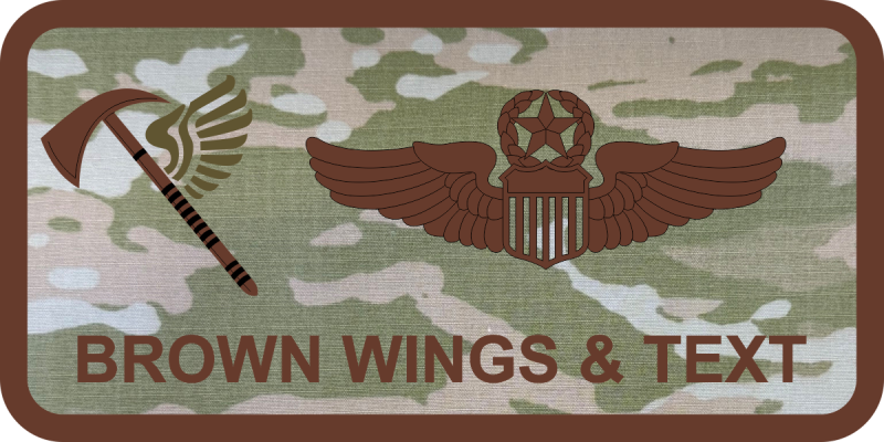 183 AMOS - 183 WG Axe with Wing OCP Name Tag 