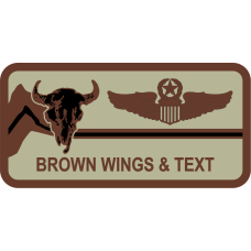 Image for 186 AS Great Falls ANGB Desert Name Tag