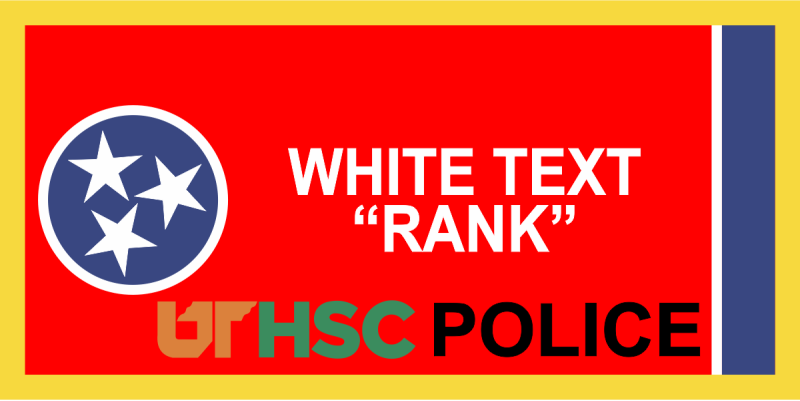 118 OG UT HSC Police Name Tag - Tennessee ANG