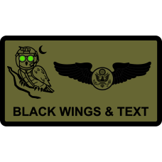 Image for 193 SOS Owl Large Name Tag 2.25"