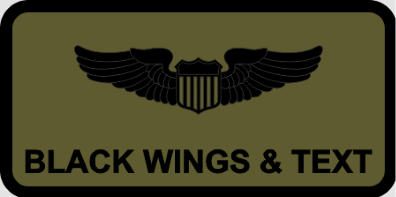 306 IS OD Green Name Tag