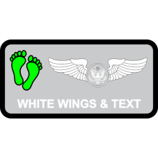 Image for 106 OSS Green Feet Name Tag