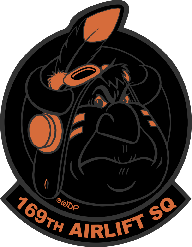 169 AS Black Out Patch