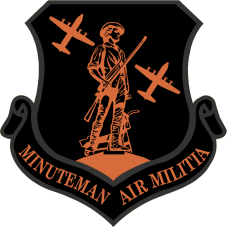 Image for 169 AS Minuteman Air Militia Black Out Patch