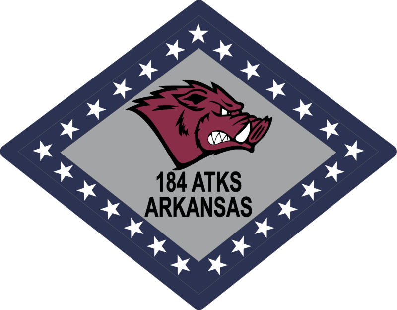 184 ATKS Razorback Full Color Sticker