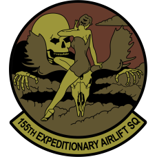 Image for 155 EAS Skull/Pinup Girl OCP Sticker