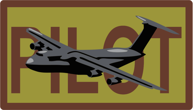 AFSC Pilot with Gray C-5 OCP Patch