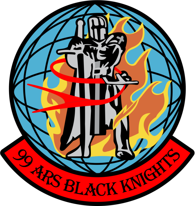 99 ARS Full Color Black Knights Patch