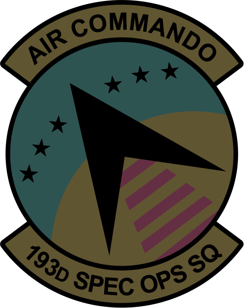 193 SOS Air Commando Subdued Patch