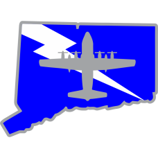 Image for 118 AS C-130 CT State Outline Patch