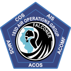 Image for 183 AOG Falconer Blue Patch
