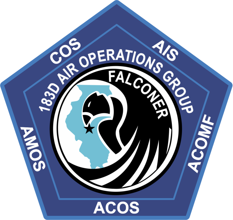 183 AOG Falconer Blue Patch