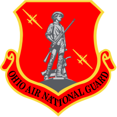 Image for Ohio ANG Gray Minuteman with Yellow Aircraft Patch