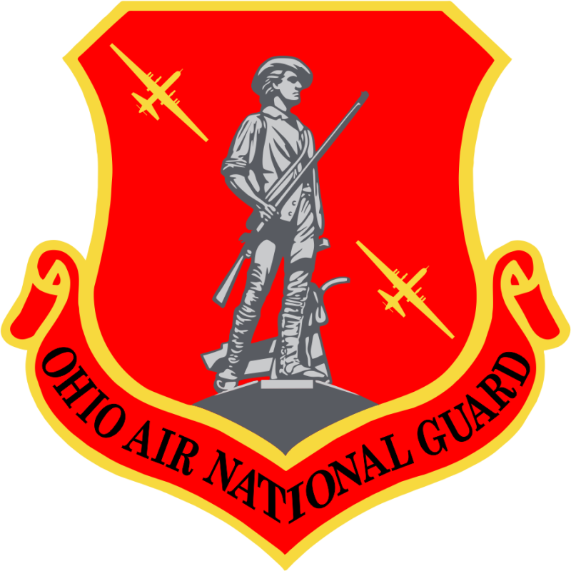 Ohio ANG Gray Minuteman with Yellow Aircraft Patch