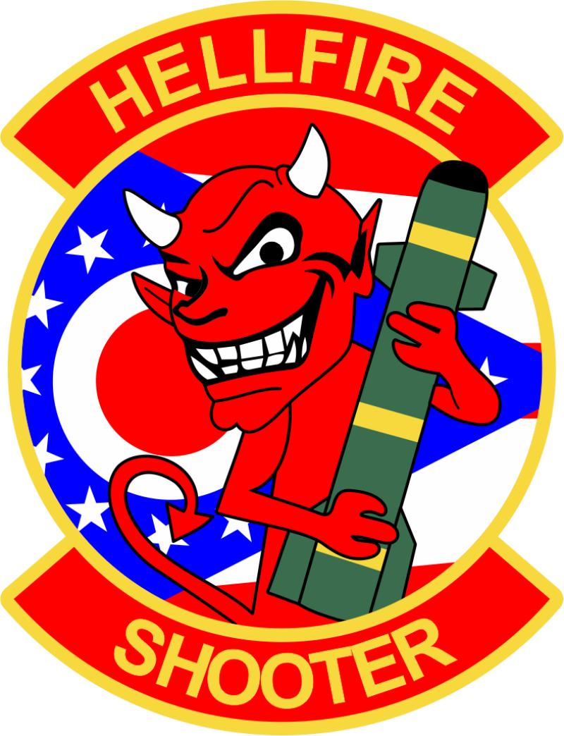 162 ATKS Hellfire Shooter with Ohio Flag Full Color Patch