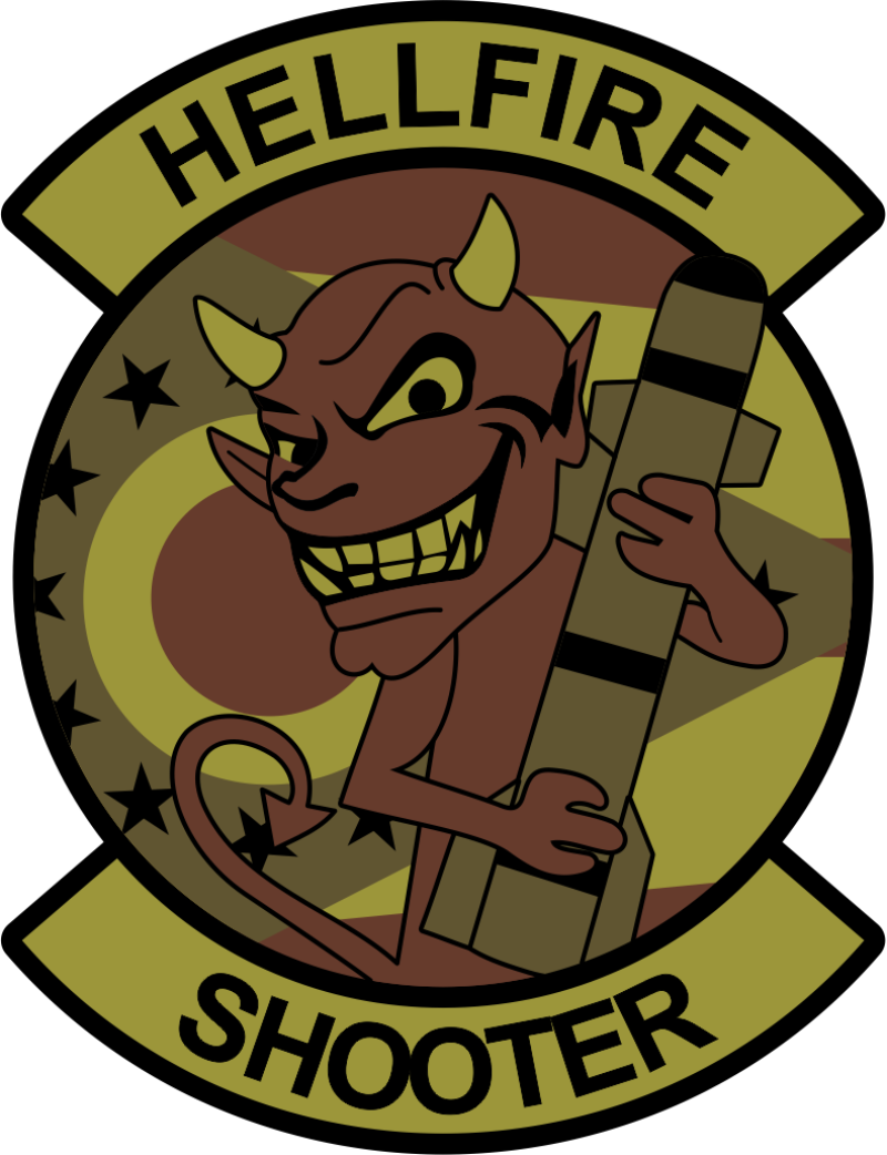 162 ATKS Hellfire Shooter with Ohio Flag OCP Patch