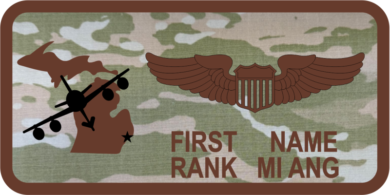 171 ARS KC-135 Boom Down OCP Name Tag 