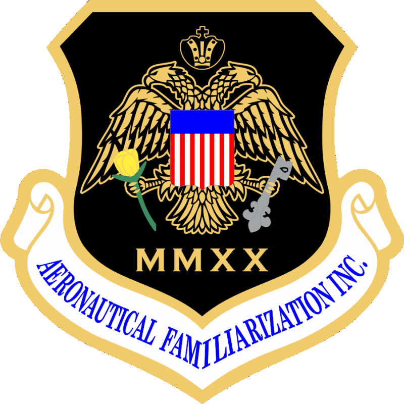  Aeronautical Familiarization Inc. Full Color Patch MMXX with Flag