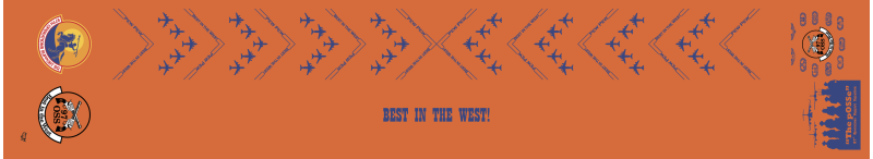 97 OSS "Best In The West" Flight Scarf, Altus AFB