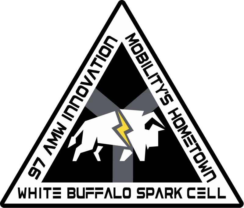 97 AMW Innovation Black & White Patch