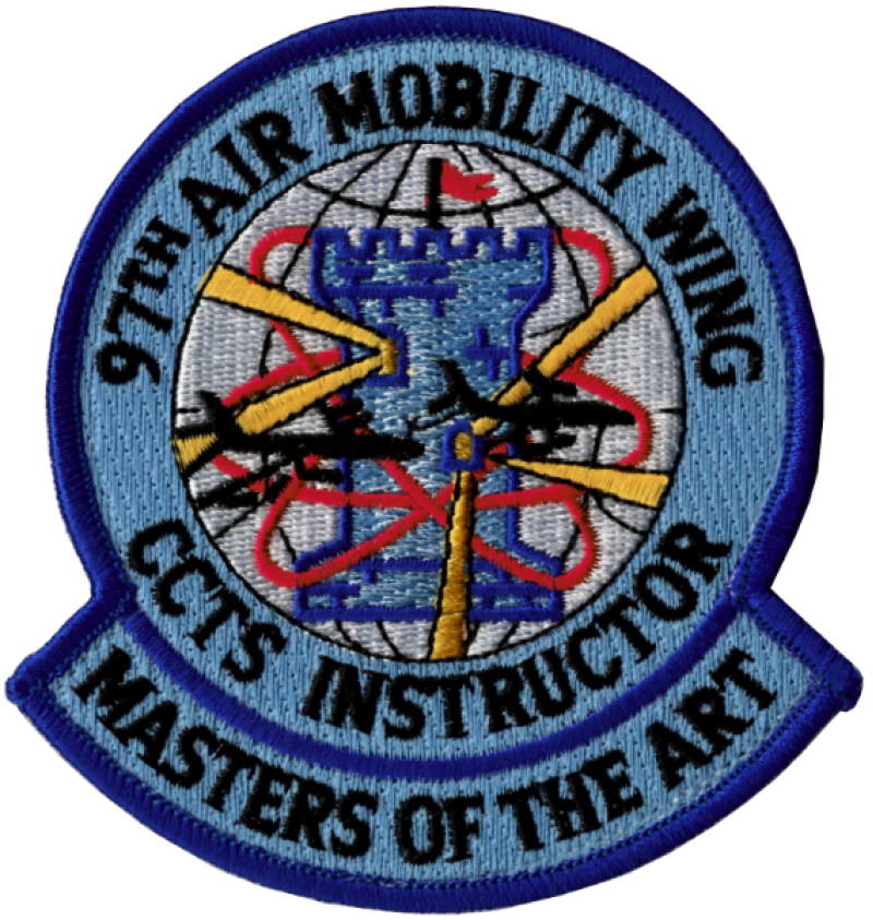 97 AMW CCTS Instructor Full Color Patch