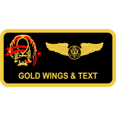 Image for 201 AS Black Eagle Name Tag