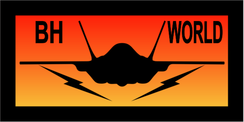 BH World F-22 Orange/Yellow Fade Pocket Tab