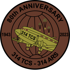 Image for 314 ARS 80th Anniversary Patch OCP
