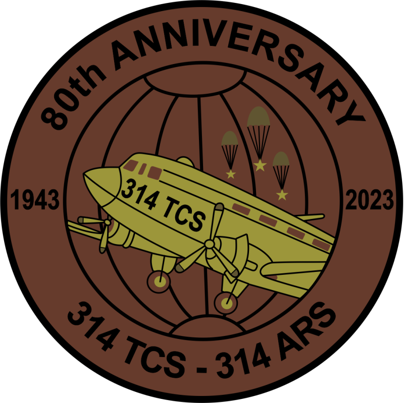 314 ARS 80th Anniversary Patch OCP