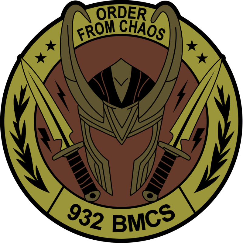 932 BMCS Loki Knight with Swords OCP Patch