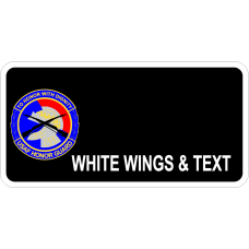 Image for Honor Guard Black Name Tag