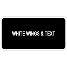 Image for USAFHG Black Name Tag