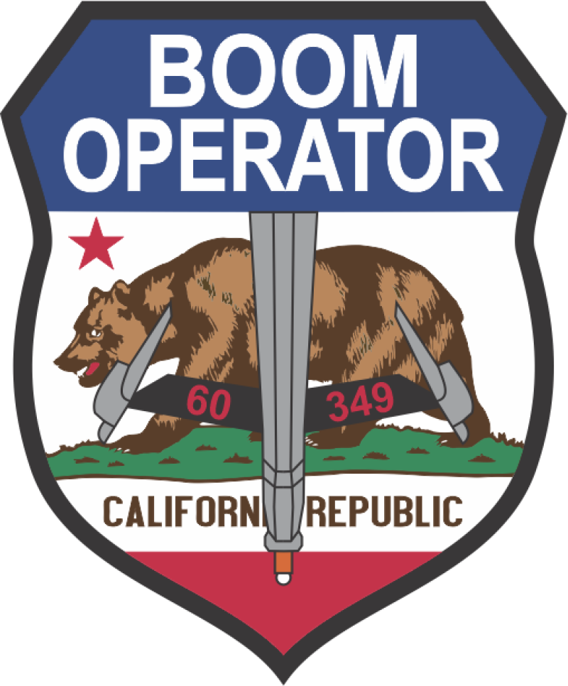Boom Operator California Republic Full-Color 2" PVC Patch